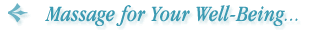 Massage for Your Well-Being